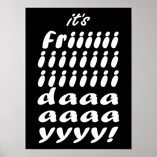 Poster Its Friday (Frente)