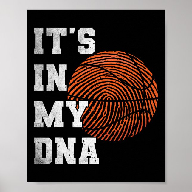 Poster It's In My Genomic Code Sketll  (Frente)