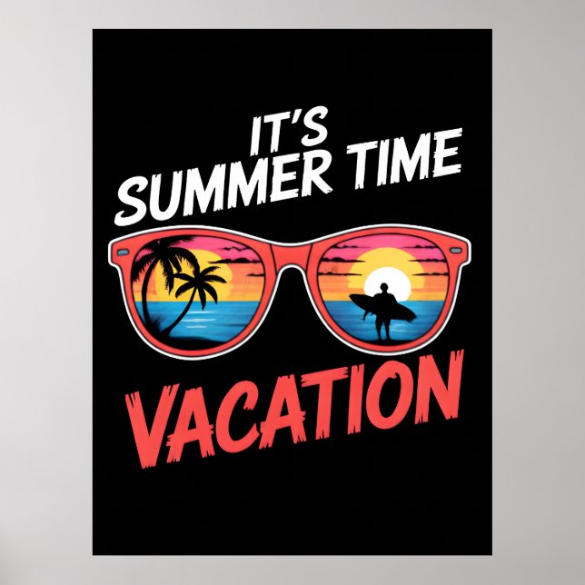 Poster Its Summer Time Vacation Vibes (Frente)