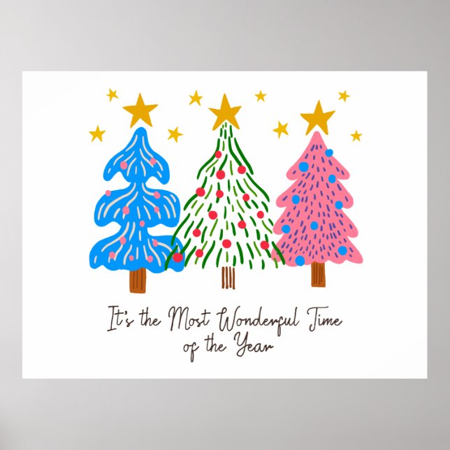 Poster It's The Most Wonderful Time Christmas  (Frente)