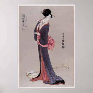Poster Itsutomi por Eishi Hosoda (1756-1829),