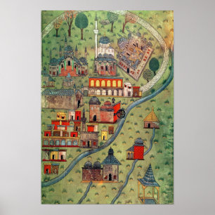 Póster IUK T.5964 Visão de Eskisehir