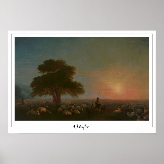 Poster Ivan Aivazovsky Zedign Cartaz de Arte #370 (Frente)