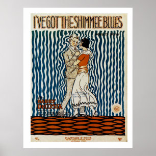 Póster I've obteve os azuis de Shimmie