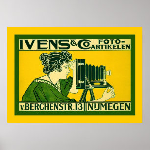 Poster Ivens & Co. Foto Artikelen ~ Holandês Vintage