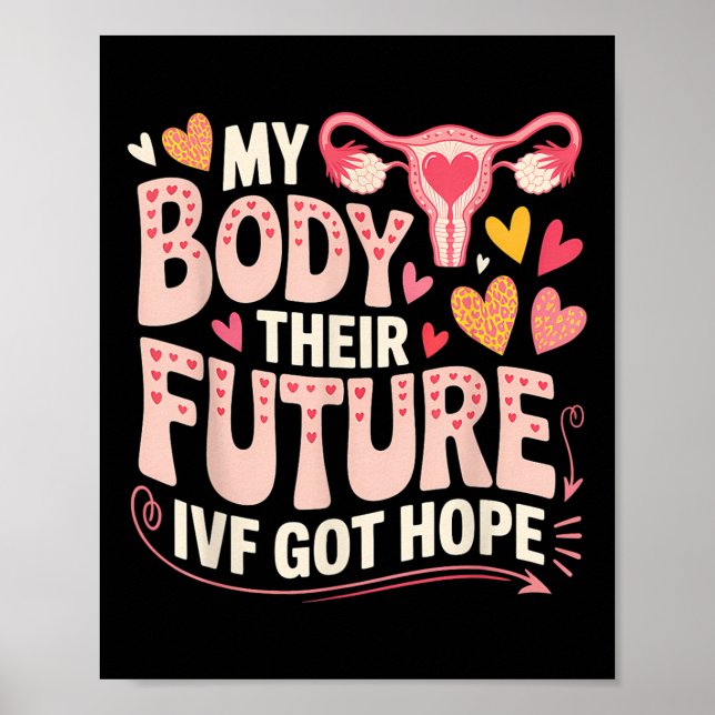 Poster Ivf Transfer Day Surrogacy Pregnancy Surrogate Mat (Frente)