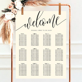 Poster Ivory Cream: Gráfico de Casamento Minimalista