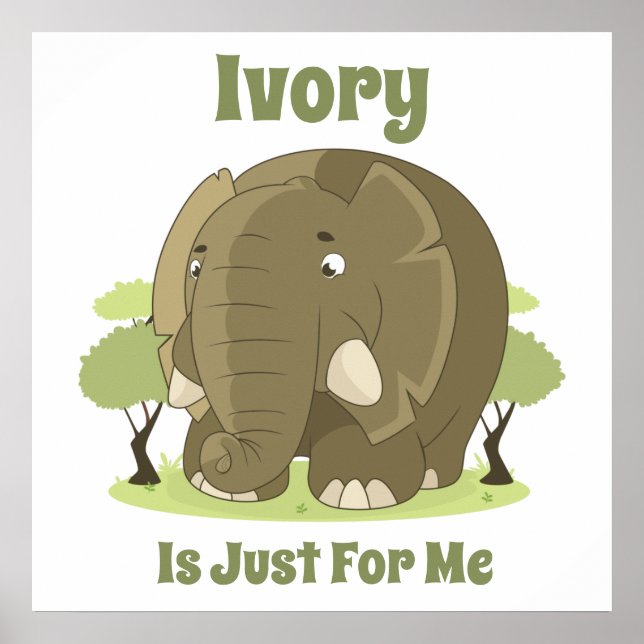 Poster Ivory é só para mim (Frente)