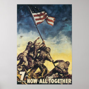 Poster Iwo Jima: Fuzileiros navais
