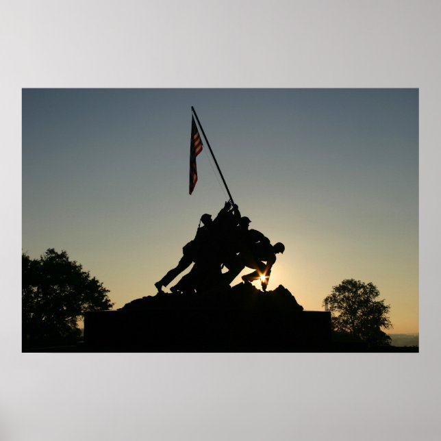Póster Iwo Jima Sunrise (Frente)