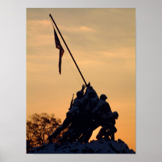Póster Iwo Jima Winter Morning