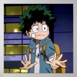 POSTER IZUKU MIDORIYA DEKU