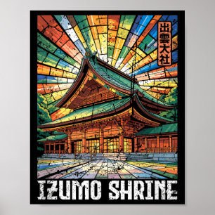 Poster Izumo Shrine Taisha Shimane Japão Kanji Anime Lemb
