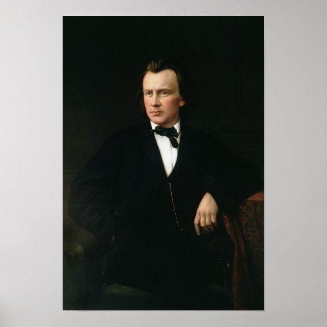 Póster J. Brahms, c.1860 (Frente)