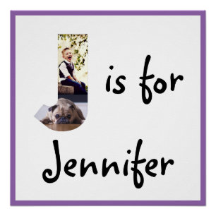 Póster J é para o nome