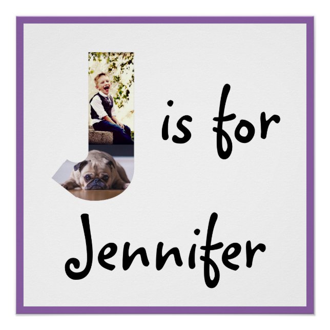 Póster J é para o nome (Frente)