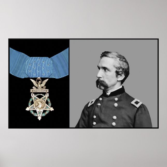 Póster J.L. Chamberlain e a Medalha de Honra (Frente)