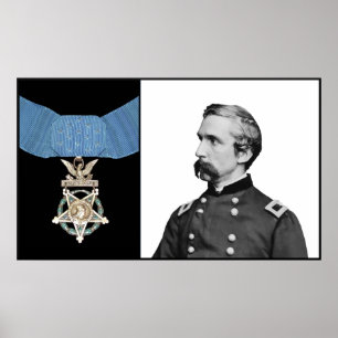 Poster J.L. Chamberlain e a Medalha de Honra