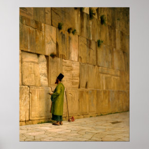 Póster J.L. Gerome - O Muro da Vontade