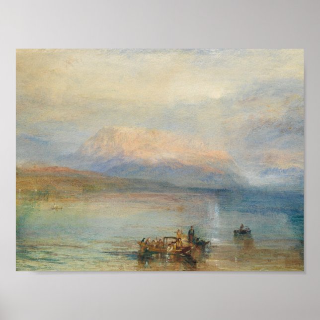 Poster J. M. W. Turner - The Red Rigi (Frente)