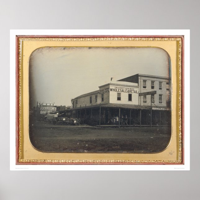 Póster J Street e Quarta Street, Sacramento (40087) (Frente)