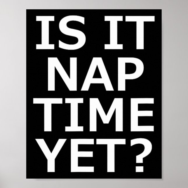 Poster Já É Hora De Dormir? (Frente)