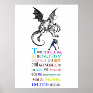 Póster Jabberwocky