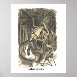 Poster Jaberwocky - Alice no País das Maravilhas