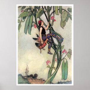 Póster Jack e The Beanstalk
