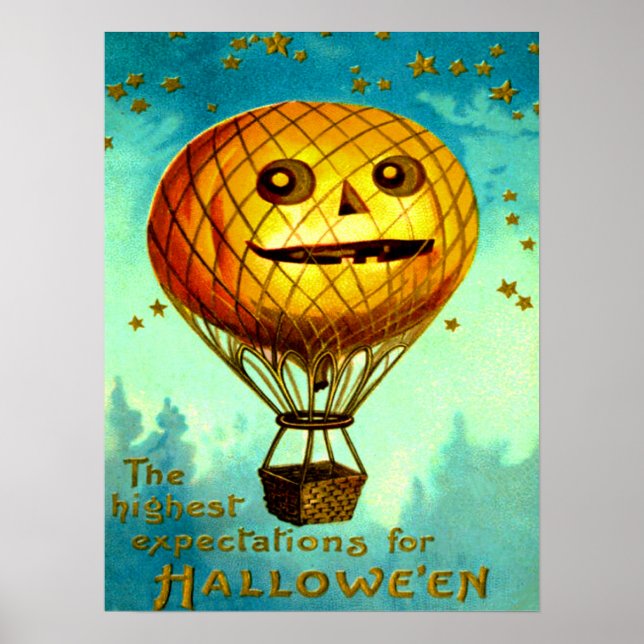 Póster Jack O' Lantern Air Balloon (Frente)
