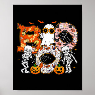 Poster Jack O Lanterna Pumpkin Boo Griddy Dance Halloween