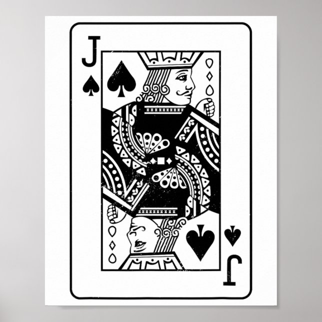 Poster Jack Of The Spades Costume Roupa Halloween Deck (Frente)