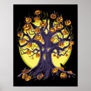 Poster Jack O'Lantern Tree