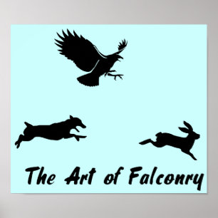 Poster Jack Russel e Falconry