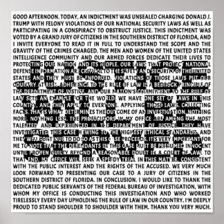 Poster Jack Smith Anti Trump Indicativo Político Citação 