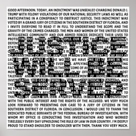 Poster Jack Smith Anti Trump Indicativo Político Citação 