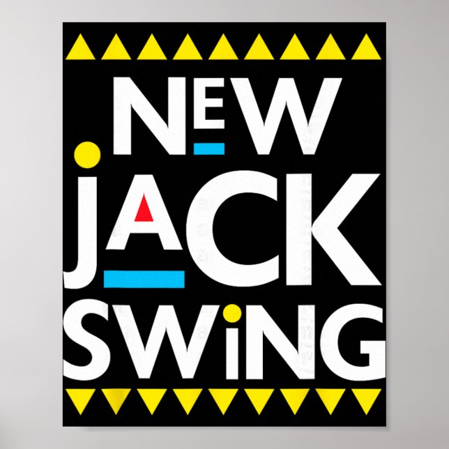 Poster Jack Swing 90s R&amp;b Hip Hop  (Frente)