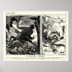 Poster Jack the Ripper - é a detecção um a falha, 1888