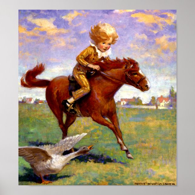 Póster "Jackanapes" por Jessie Willcox Smith (Frente)