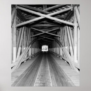 Póster Jackson Covered Bridge