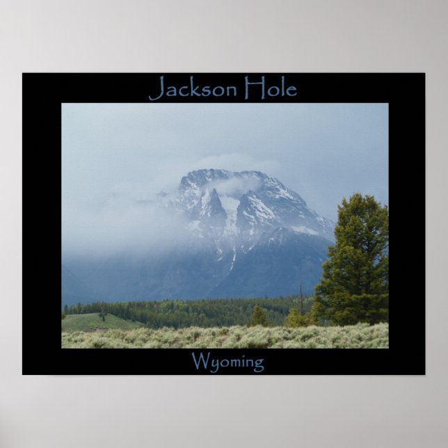 Póster Jackson Hole, Wy (Frente)