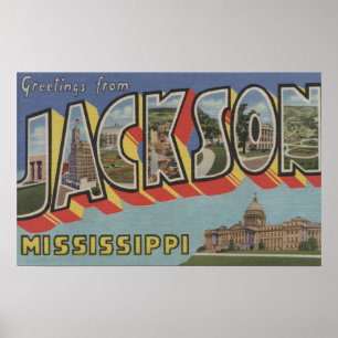 Poster Jackson, Mississippi - Grandes Cenas de Letra