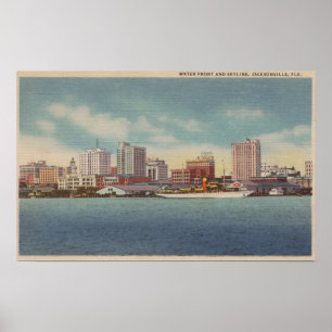 Poster Jacksonville, FL - ideia da parte dianteira & da