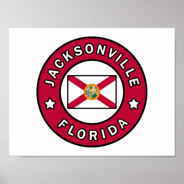 Poster Jacksonville Florida (Frente)