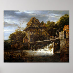 Póster Jacob van Ruisdael - Duas Hidrelétricas