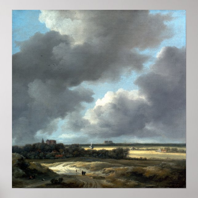 Poster Jacob van Ruisdael View de Alkmaar (Frente)