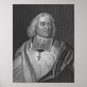 Poster Jacques Bossuet, gravado pelo Woodman de Richard