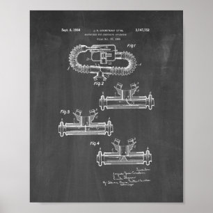 Poster Jacques Cousteau Mouthpaper For Brething Apparatu