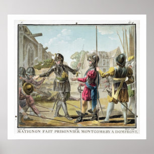 Póster Jacques IL Goyon, senhor de Matignon, toma
