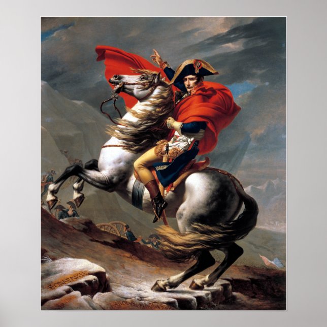 Poster Jacques-Louis David Napoleon (Frente)
